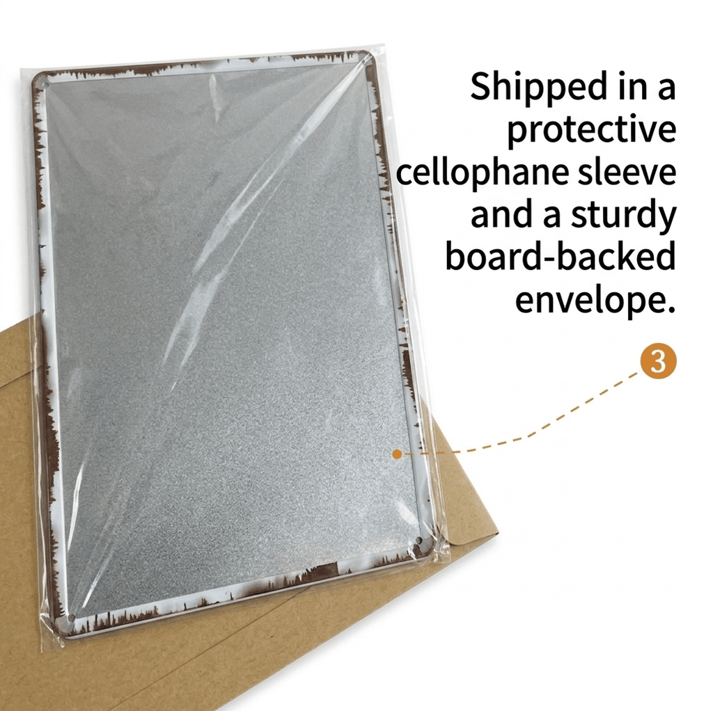 Shell Metal Sign – Retro "Fill Up From The Pump" Gasoline Garage Wall Art