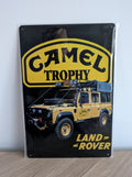 Land Rover Camel Trophy Retro Metal Sign – Off-Road Adventure Wall Art