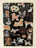 Dog Breeds Collage Retro Metal Sign | Novelty Dog Lover Wall Art Gift Print