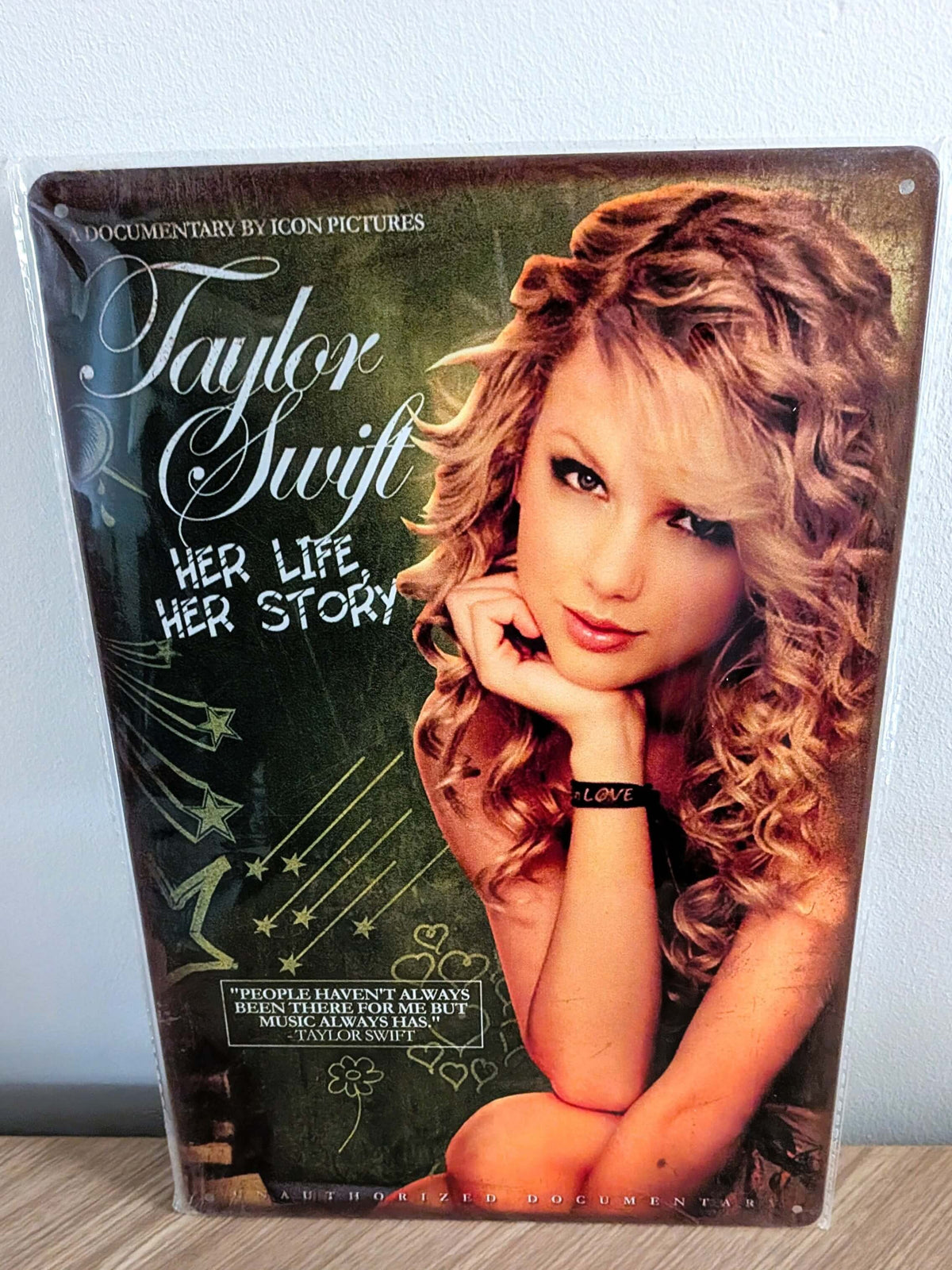 Taylor Swift Metal Sign | Swiftie Gift Music Bedroom Wall Art Decor Print Poster