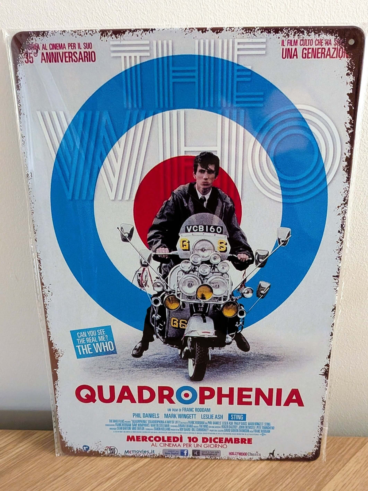 Quadrophenia Movie Poster Retro Metal Sign | The Who Mod Culture Film Wall Art