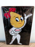 Esso Drop Girl Retro Metal Sign | Petroliana Car Garage Wall Art Print Plaque