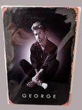 George Michael Retro Metal Sign | Pop Music Icon Wall Art Decor Plaque Print