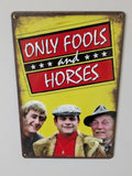Only Fools and Horses Retro Metal Sign | Del Boy Rodney TV Wall Art Print Poster