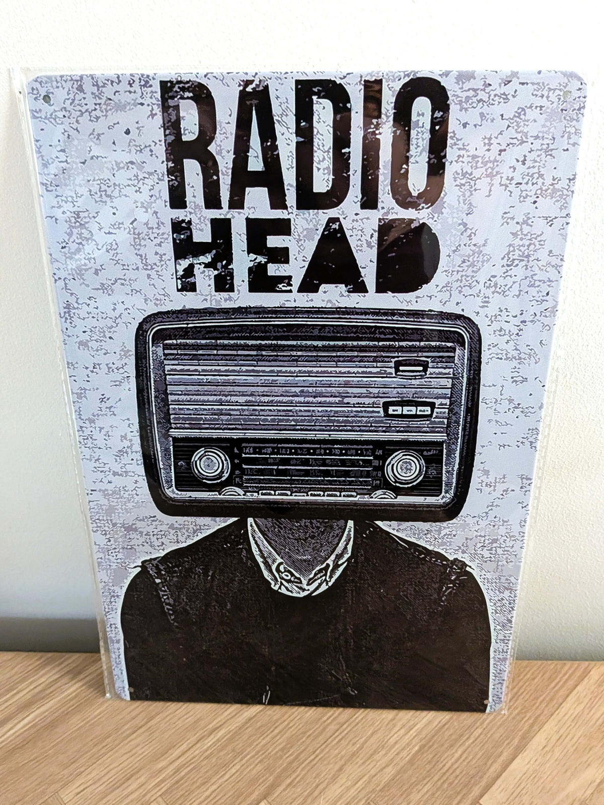 Radiohead Band Retro Metal Sign | Alternative Rock Music Wall Art Print Poster